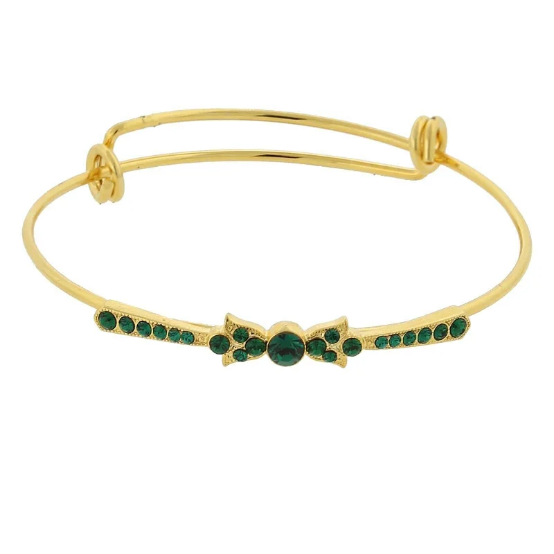 Gold Tone and Green