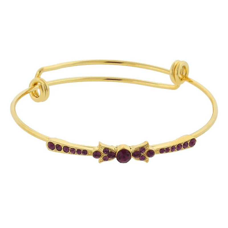 Gold Tone and Purple