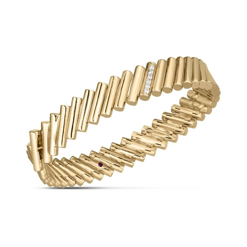 Diamond Domino Accent Bangle