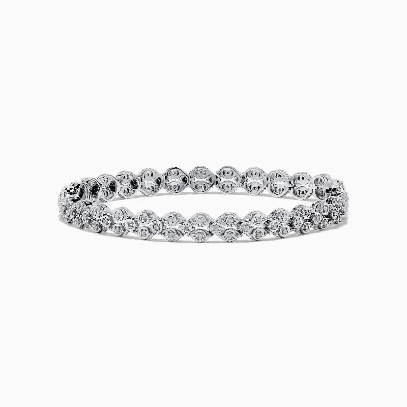 925 Sterling Silver Diamond Bracelet