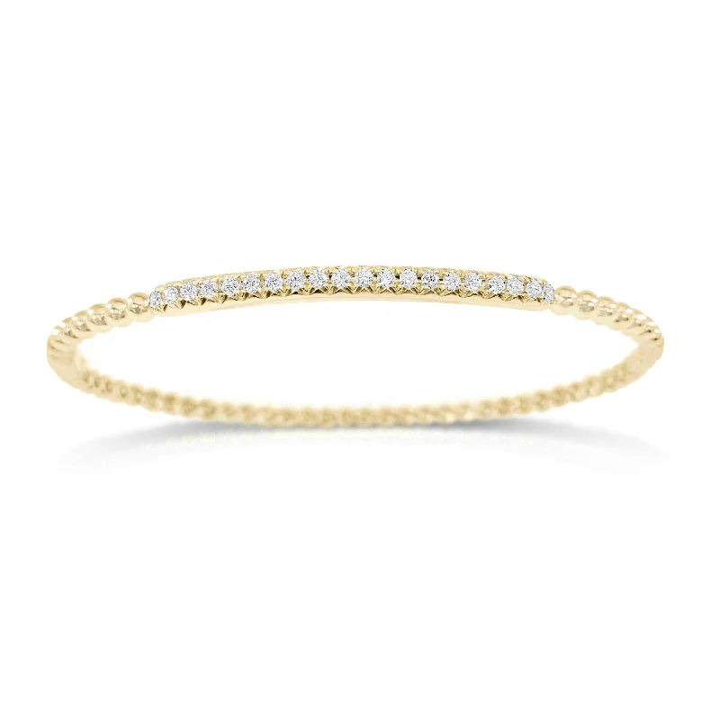 Joelle Diamond Bangle 14K Yellow Gold 3/8 CT TDW