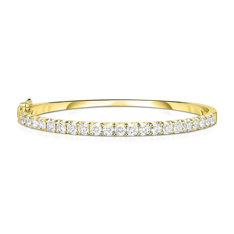 Diamond French Set Bangle