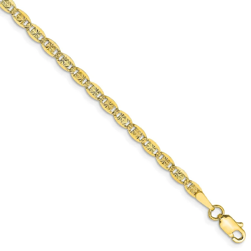 10KT Yellow Gold 20" 2.75MM Diamond-cut Valentino Chain