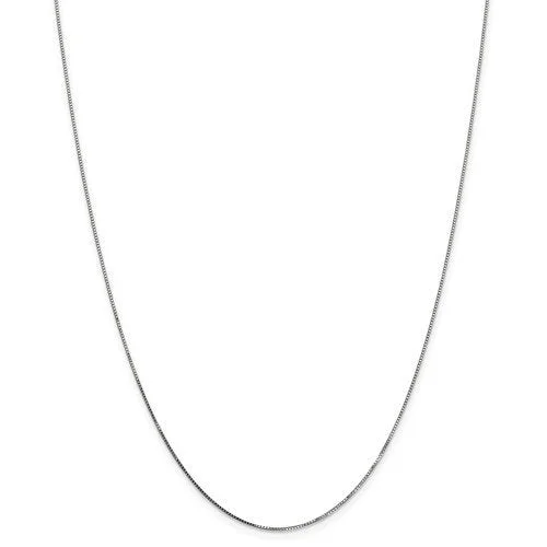 14KT GOLD 0.7MM BOX CHAIN NECKLACE - 4 LENGTHS & 2 COLORS