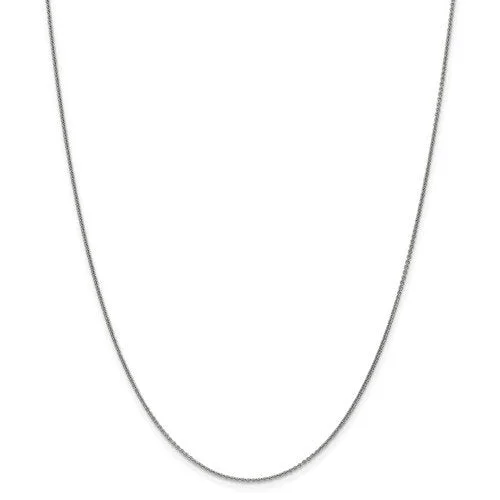 14KT GOLD 1MM CABLE CHAIN NECKLACE -  3 LENGTHS