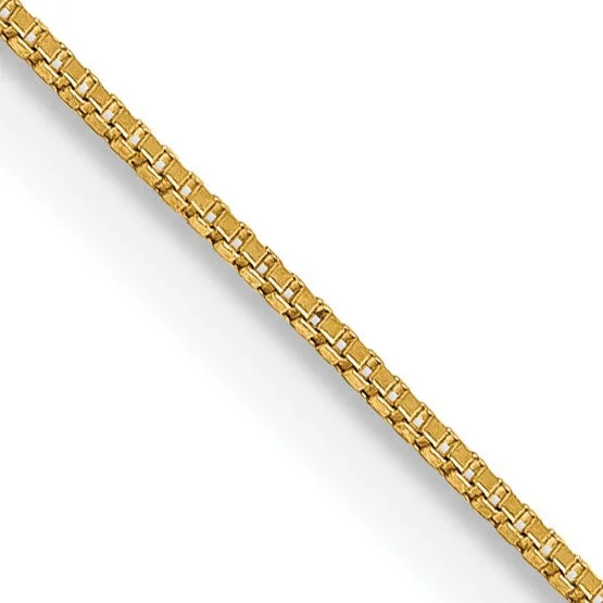 14KT Yellow Gold 24-inch 0.5MM Box Pendant Chain