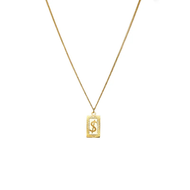 Dollar Sign Necklace