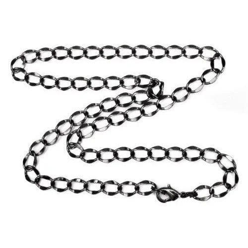 Gunmetal 6mm Curb Chain