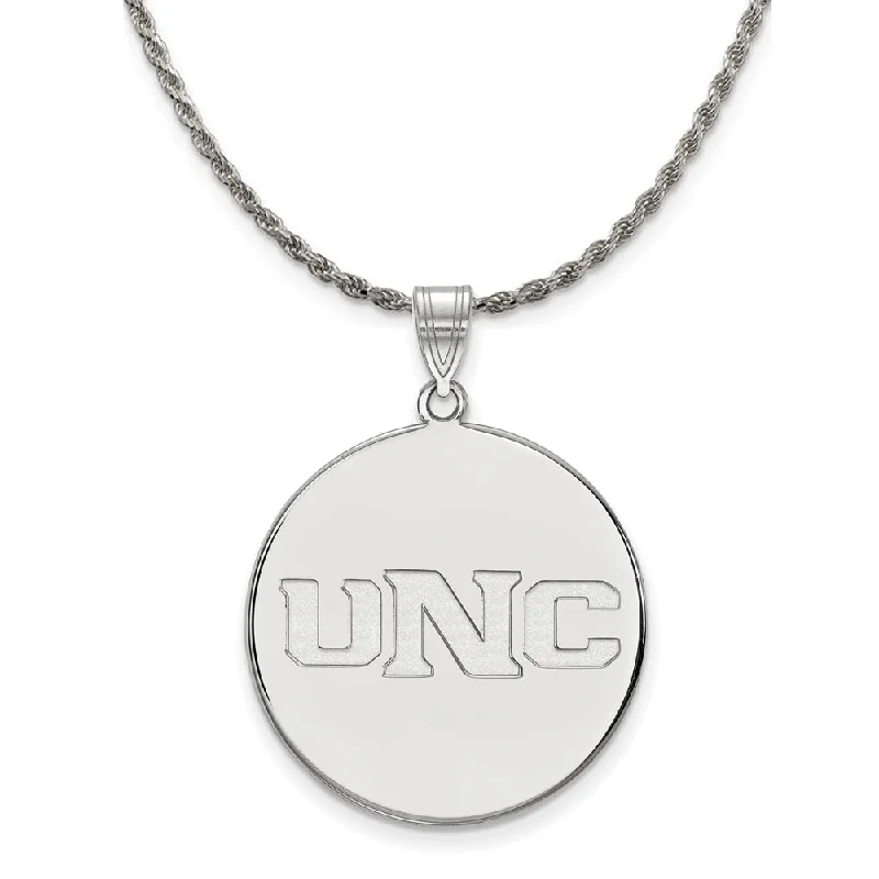 Sterling Silver Northern Colorado XL Disc Pendant Necklace