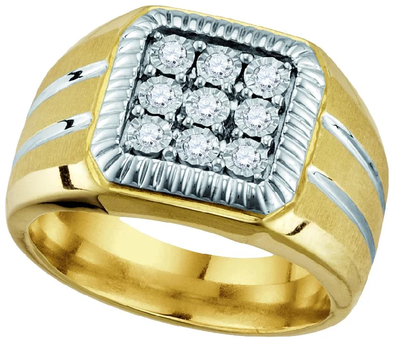 1/5 CTW Diamond Ring in 10KT Yellow Gold