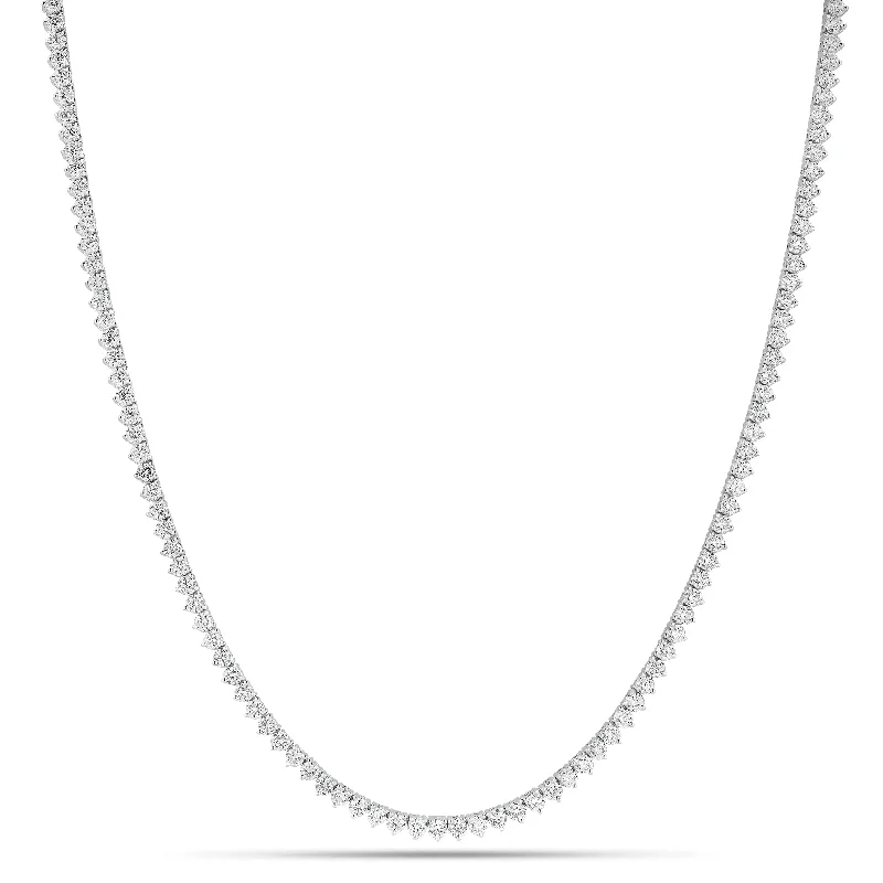 19.94 ct Diamond Long Tennis Necklace