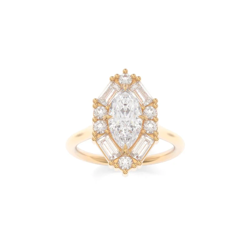 Cordelia Solitaire Marquise