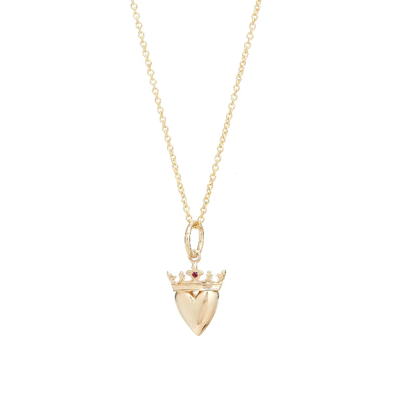 CROWNED HEART CHARM