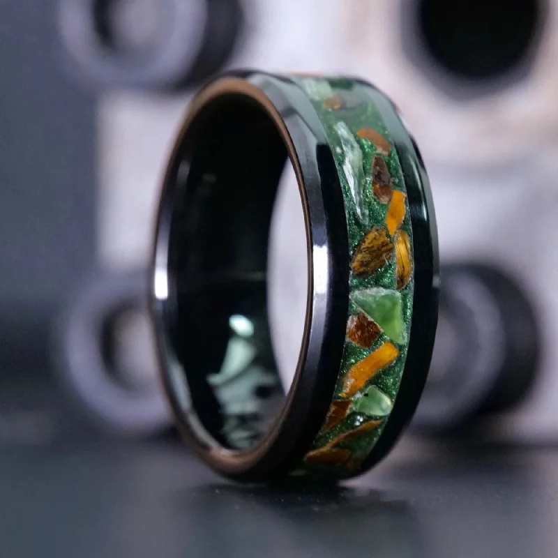 Jaded Tiger Glowstone Ring