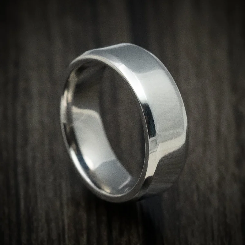 Titanium Classic Style Men's Ring Custom Made Band